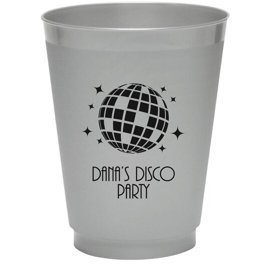 Disco Ball Colored Shatterproof Cups